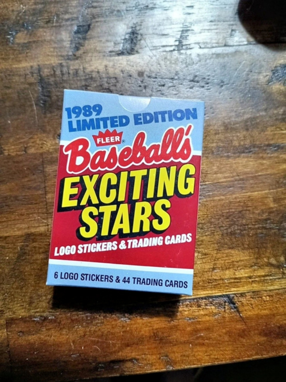 Fleer 1989 Fleer Baseball's Exciting Stars Limited Edition Boxed Set 1989
